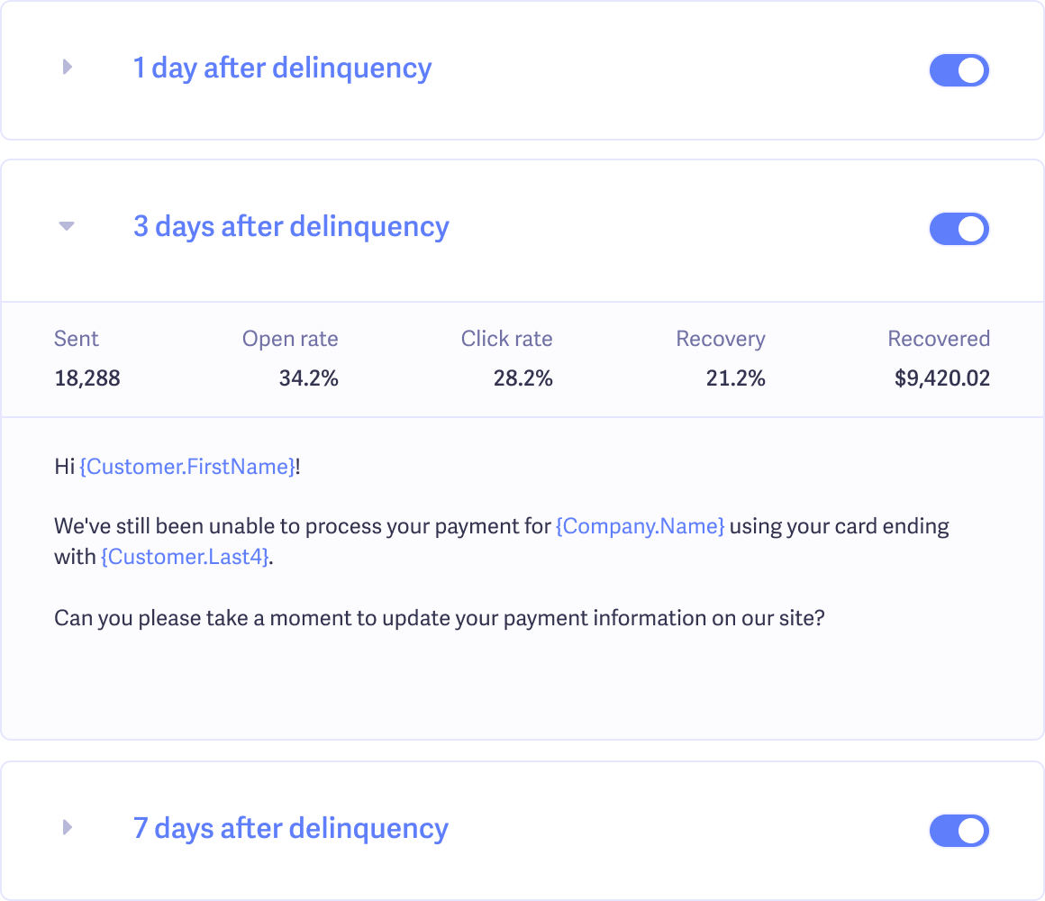 Setup automated drip campaigns