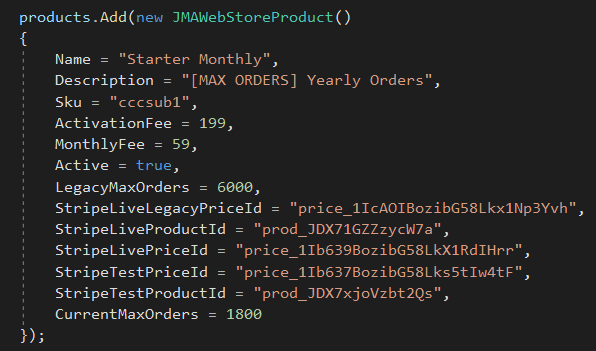 paypal to stripe: skus to ids